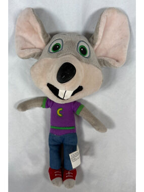 Chuck E Cheese Plush Doll Fun Express 10 Inch Mouse Toy